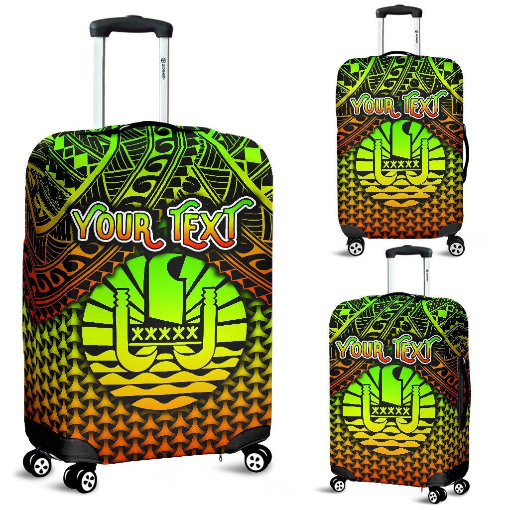 Polynesian Tahiti Personalised Luggage Covers - Reggae Vintage Polynesian Patterns - Polynesian Pride