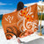 Custom Kosrae Personalised Sarong - Kosrae Spirit One Style One Size Orange - Polynesian Pride