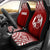 Tonga Car Seat Covers - Tonga Coat Of Arms Polynesian Tattoo Fog Red Universal Fit Red - Polynesian Pride