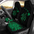 Hawaii Map Plumeria Polynesian Green Turtle Car Set Covers - Polynesian Pride