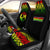Tonga Custom Personalised Car Seat Covers - Tonga Coat Of Arms Fog Reggae Style Universal Fit Reggae - Polynesian Pride