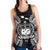 Samoa Polynesian Women Tank Top Map Black Black - Polynesian Pride