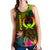Pohnpei Polynesian Women's Racerback Tank - Hibiscus and Banana Leaves - Polynesian Pride