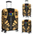 Cook Islands Luggage Cover - Polynesian Tattoo Gold Gold - Polynesian Pride
