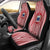 Samoa Car Seat Covers - Samoa Coat Of Arms Red Version Universal Fit Red - Polynesian Pride