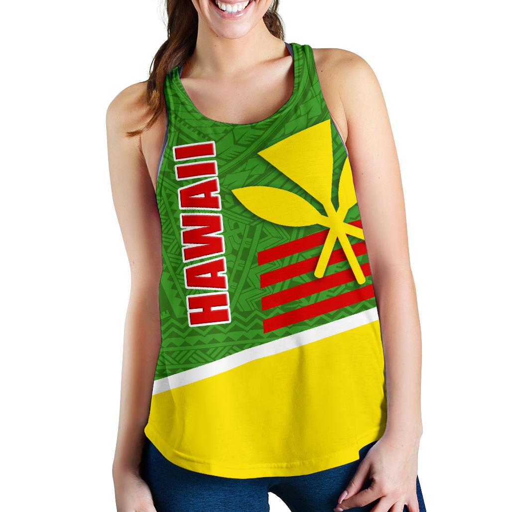 Polynesian Hawaii Racerback Tank - Hawaiian Kanaka Maoli - Polynesian Pride
