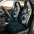 Kanaka Maoli (Hawaiian) Car Seat Covers - Sea Turtle Tropical Hibiscus And Plumeria White - Polynesian Pride