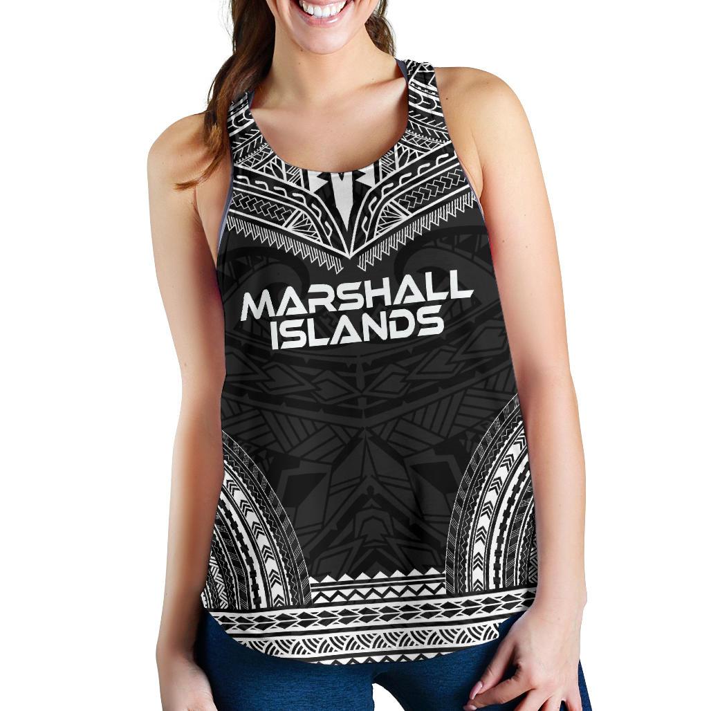 Marquesas Islands Women's Racerback Tank - Polynesian Chief Black Version Black - Polynesian Pride