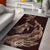 Hawaii Tropical Hibiscus Aumakua Rug - Lucas Style - Red Rug Red - Polynesian Pride