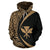 Kanaka Hawaii Map Gold Polynesian Hoodie Circle Style - Polynesian Pride