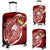 Tonga Luggage Covers Shark Coat Of Arms Red - Polynesian Pride