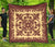 Hawaiian Premium Quilt Royal Pattern - Coral Coral - Polynesian Pride