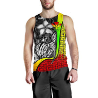 Polynesian Hawaii Men Tank Top Reggae - Turtle with Hook - Polynesian Pride