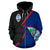 Guam Zip up Hoodie Guam Flag Grunge Special A02 - Polynesian Pride