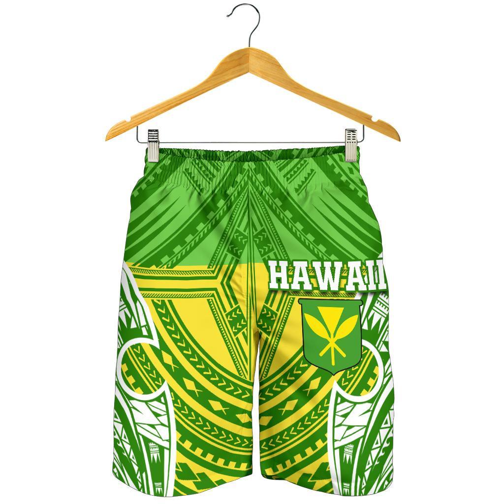 Hawaii Polynesian Men's Short - Hawaiian Pattern With Seal - Polynesian Pride