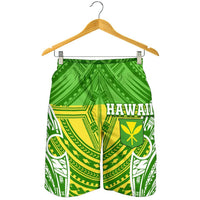 Hawaii Polynesian Men's Short - Hawaiian Pattern With Seal - Polynesian Pride