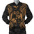 Tonga Polynesian Men's Bomber Jacket Map Gold Gold - Polynesian Pride