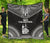 New Caledonia Premium Quilt - New Caledonia Coat Of Arms Polynesian Chief Black Version Black - Polynesian Pride