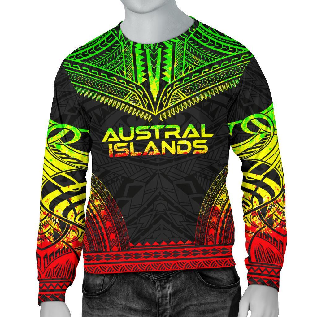Austral Islands Sweater - Polynesian Chief Reggae Version Unisex Reggae - Polynesian Pride