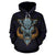Polynesian Kamapuaa Flag of Hawaii Hoodie Purple Hawaiian Mythology Style - Polynesian Pride