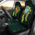 Guam Polynesian Car Seat Covers - Ti Leaf Lei Turtle Universal Fit Green - Polynesian Pride
