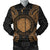 Northern Mariana Islands Polynesian Men's Bomber Jacket Map Gold Gold - Polynesian Pride