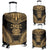Papua New Guinea Polynesian Chief Luggage Cover - Gold Version Gold - Polynesian Pride