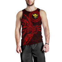 Hawaii Tank Top Polynesian Kanaka Map Hawaiian Men's Tank Top - Red - TT Style - Polynesian Pride