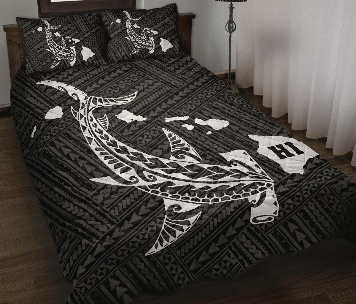 Shark Polynesia Quilt Bed Set - Polynesian Pride