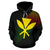 Hawaii Kanaka Flag Hoodie Center Style - Polynesian Pride