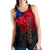Samoa Polynesian Custom Personalised Women's Raceback Tank Smoking Style - Polynesian Pride