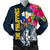 The Philippines Men's Bomber Jacket - Summer Vibes Blue - Polynesian Pride