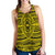 Polynesian Seamless yellow Women's Racerback Tank Top Yellow - Polynesian Pride