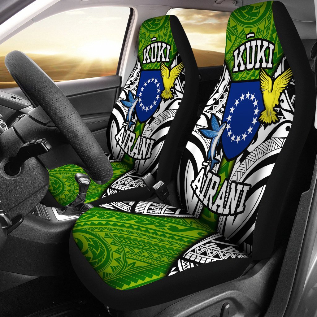 Cook Islands Special Seat Covers Universal Fit Black - Polynesian Pride