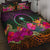 Chuuk Quilt Bed Set - Summer Hibiscus Art - Polynesian Pride
