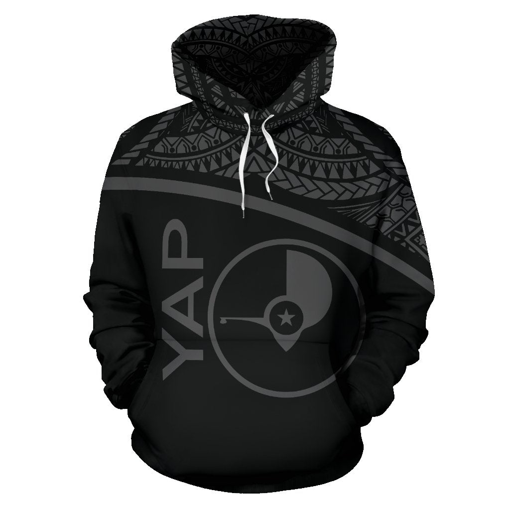 Yap All Over Hoodie Micronesia Curve Style - Polynesian Pride
