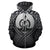 Vanuatu All Over Zip up Hoodie Lift up Black - Polynesian Pride