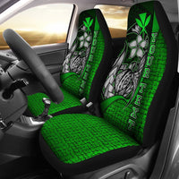 Polynesian Hawaii Custom Personalised Car Seat Covers Green - Turtle with Hook Universal Fit GREEN - Polynesian Pride