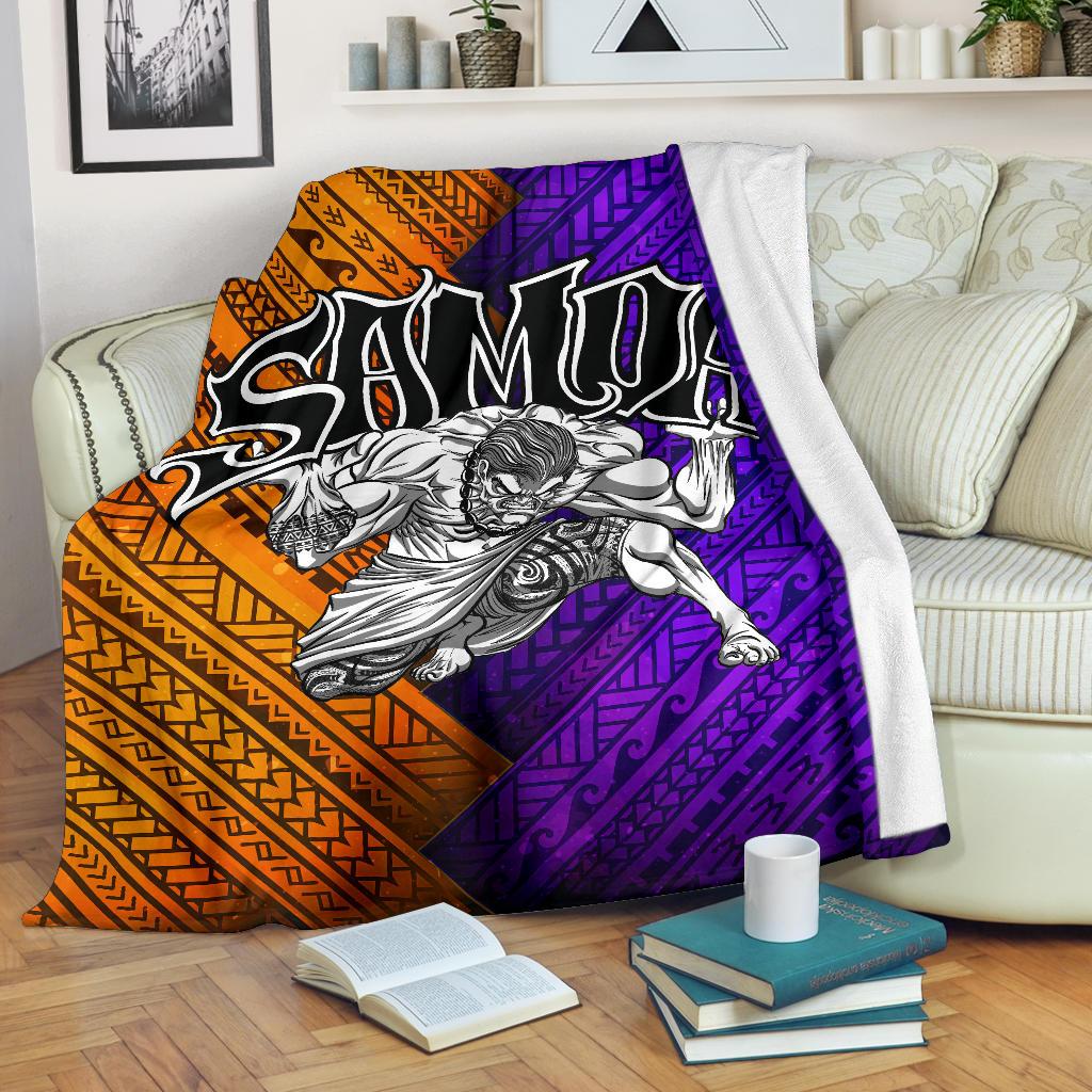 Samoa Premium Blanket - Warrior Style Polynesian Patterns - Polynesian Pride