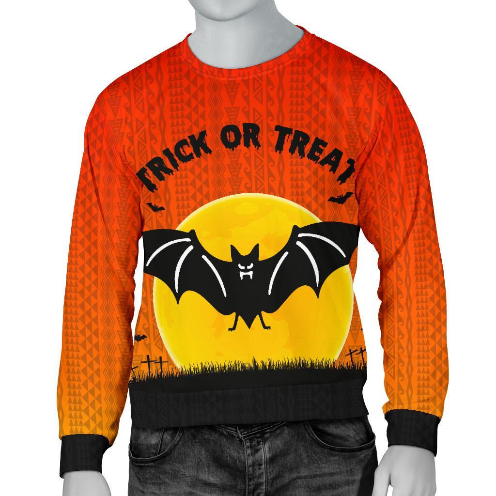 Halloween Bats Sweater - Polynesia Orange Version Unisex Orange - Polynesian Pride