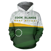 Cook Islands Hoodie Unisex Black - Polynesian Pride