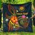 Federated States of Micronesia Polynesian Personalised Premium Quilt - Legend of FSM (Blue) Blue - Polynesian Pride