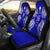 Niue Car Seat Cover - Niue Seal Map Blue Universal Fit Blue - Polynesian Pride