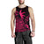 Guam Coconut Tree Men's Tank Top Pink K4 Pink - Polynesian Pride