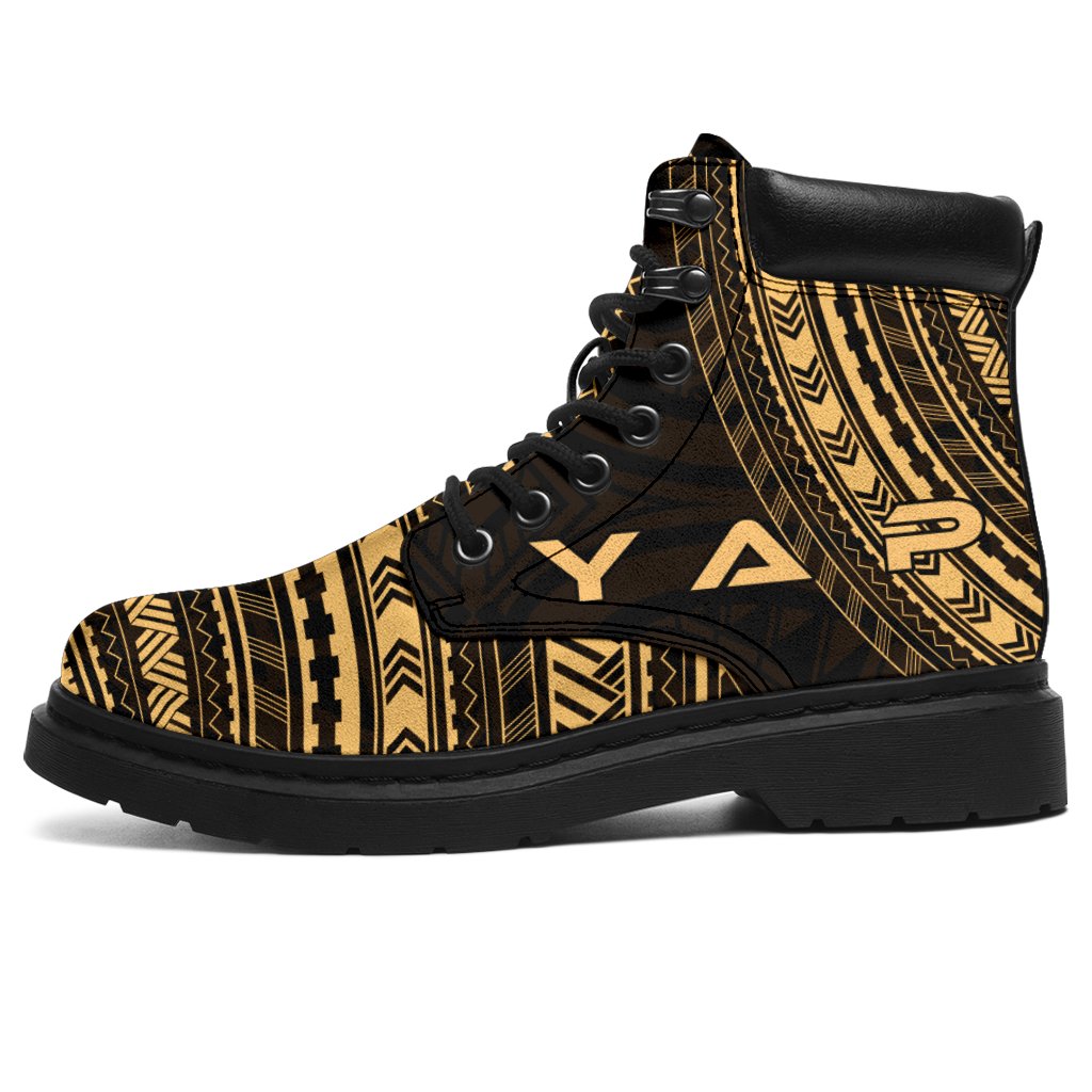 Yap Leather Boots - Polynesian Gold Chief Version Gold - Polynesian Pride