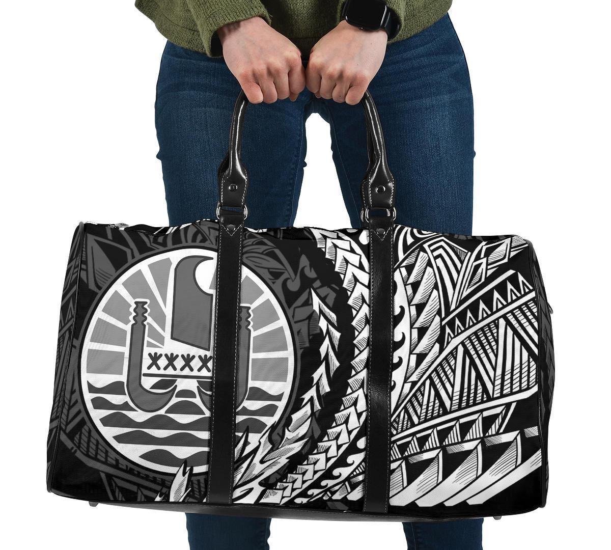 Tahiti Travel Bag - Wings Style Travel Bag - Black - Tahiti One size Black - Polynesian Pride