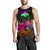Papua New Guinea Personalised Men's Tank Top - Summer Hibiscus - Polynesian Pride