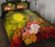 CNMI Quilt Bed Set - Humpback Whale with Tropical Flowers (Yellow) Yellow - Polynesian Pride