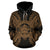 Palau Polynesian ll Over Hoodie Map Gold - Polynesian Pride