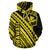 Hawaii Kanaka Polynesian Hoodie Poly Style Yellow - Polynesian Pride